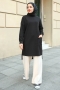 Amanda Siyah Tunik