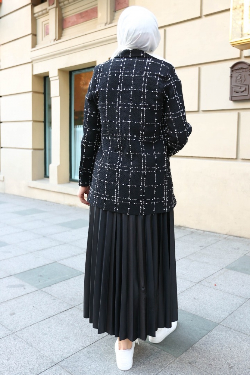 Anora Siyah Tüvit Ceket