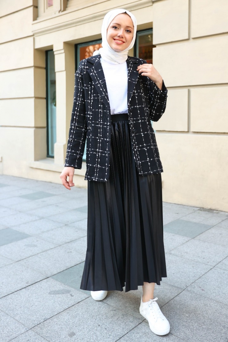 Anora Siyah Tüvit Ceket