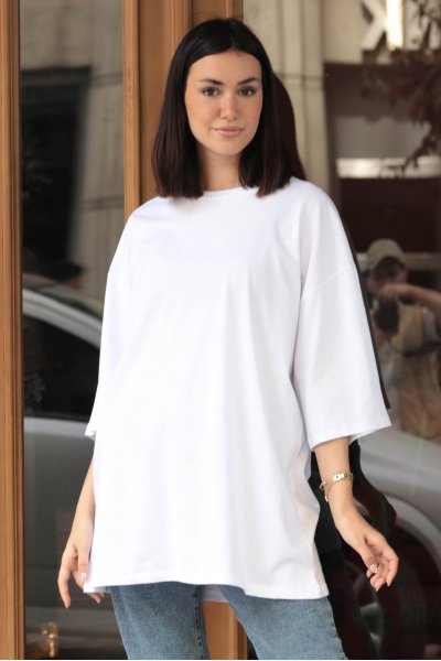 Beneza Beyaz T-Shirt