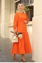 Benito Turuncu Elbise