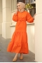 Benito Turuncu Elbise
