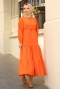 Benito Turuncu Elbise