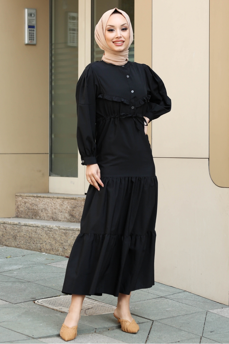 Benito Siyah Elbise