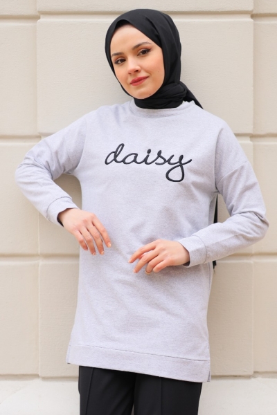 Daisy Gri Sweat