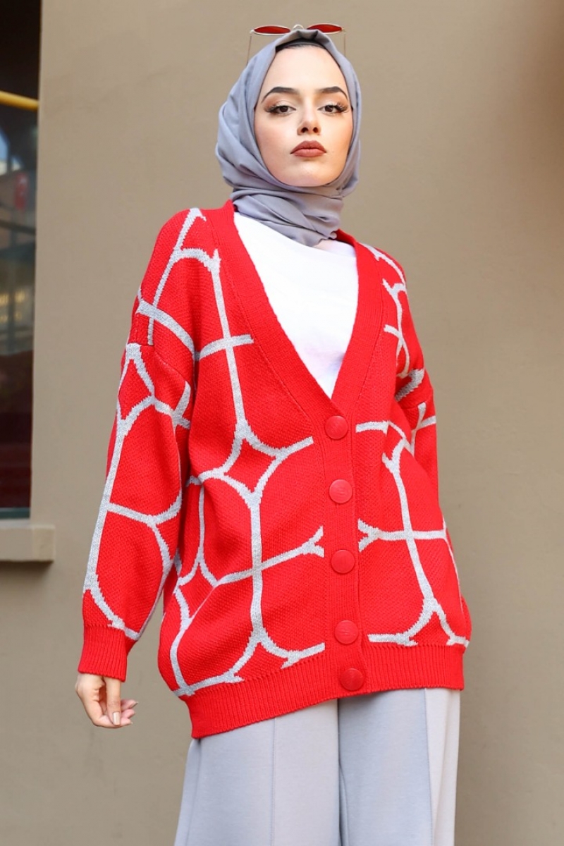 Endra Kırmızı Hırka