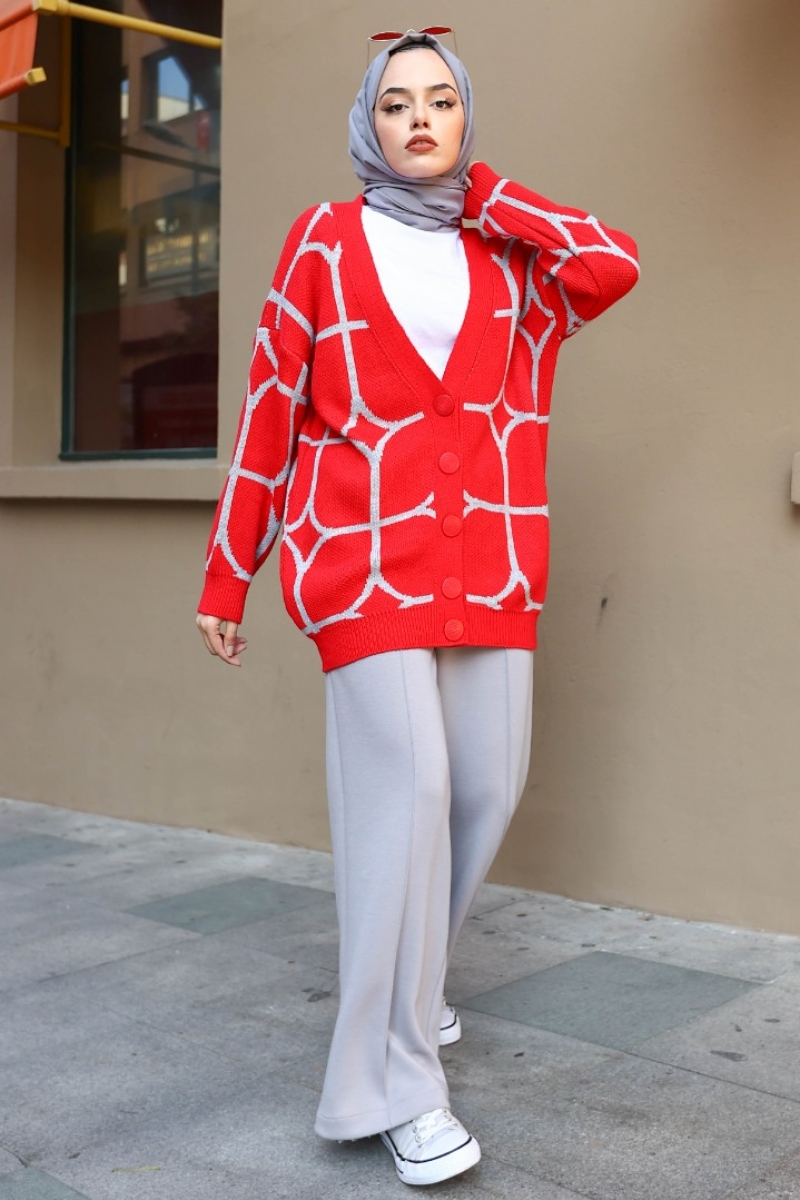 Endra Kırmızı Hırka