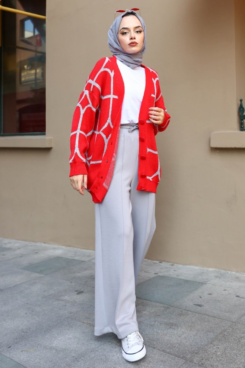 Endra Kırmızı Hırka