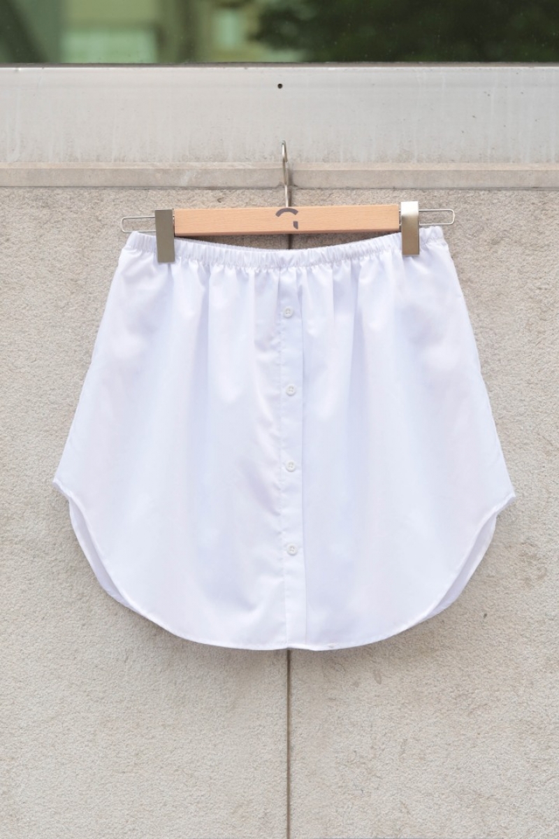 Force Beyaz Gömlek İçlik Etek