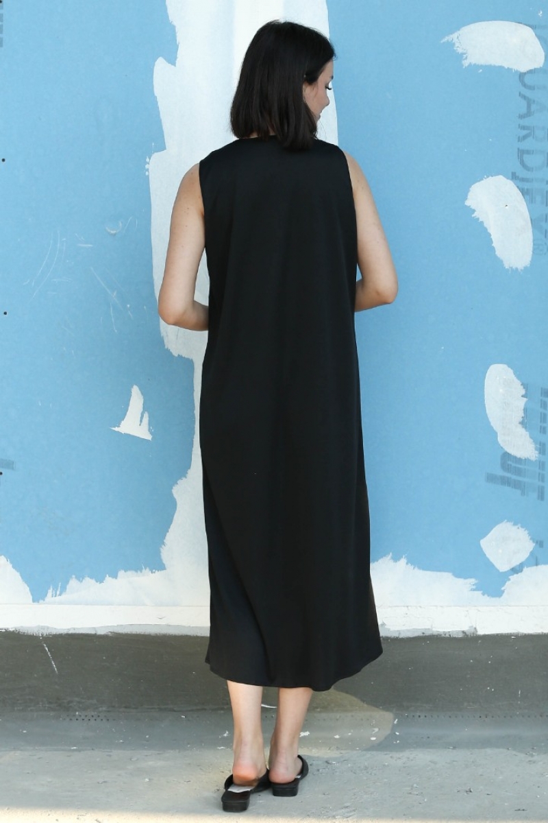 Jüpon Siyah Astar Elbise