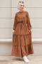 Mahima Kahverengi Elbise