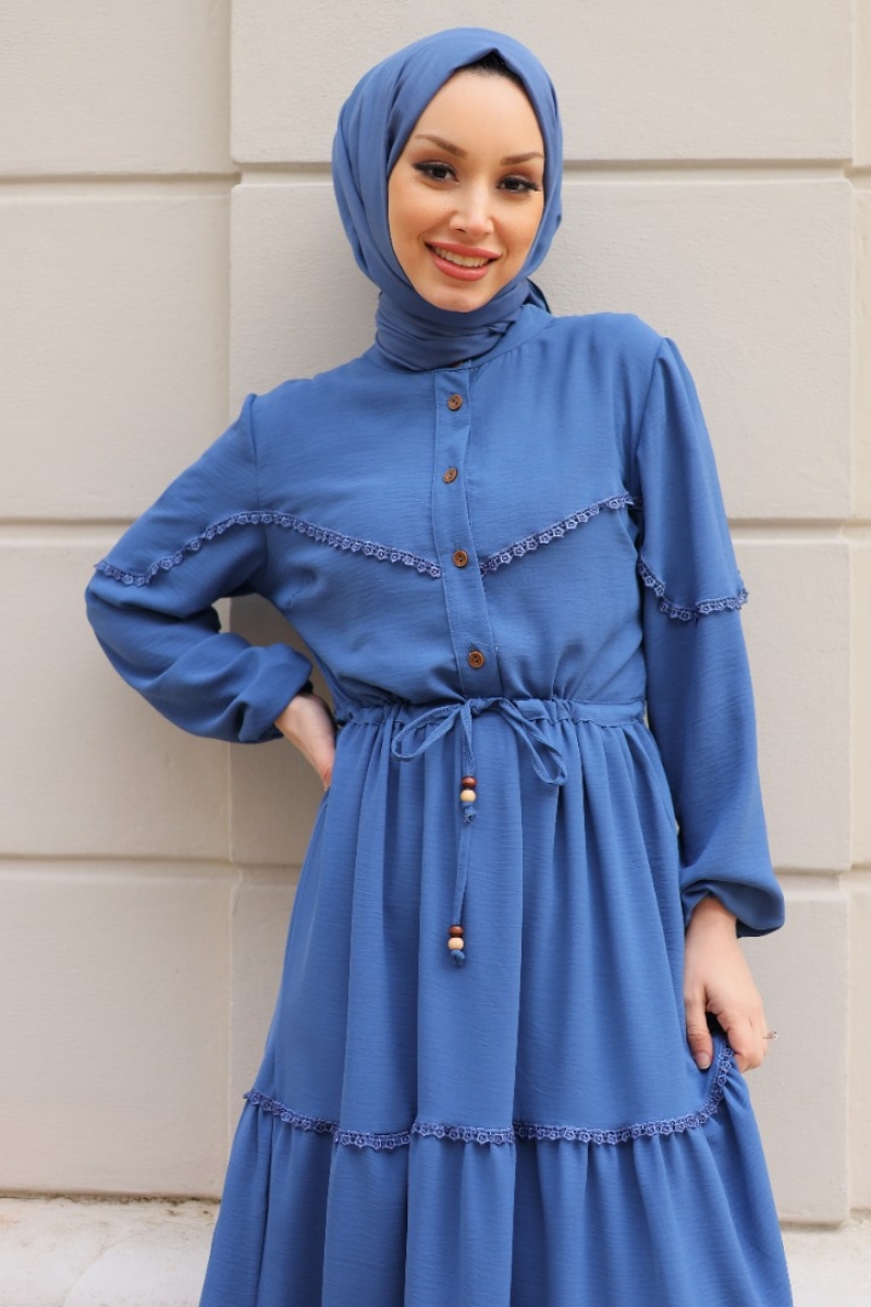 Mahima İndigo Elbise