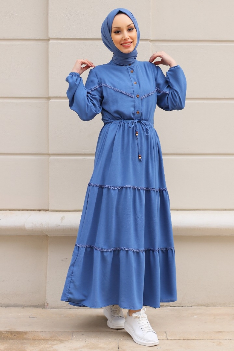 Mahima İndigo Elbise