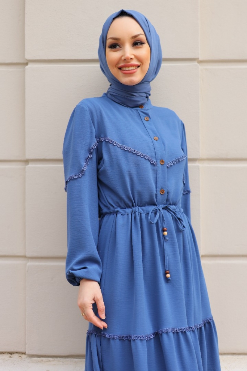 Mahima İndigo Elbise