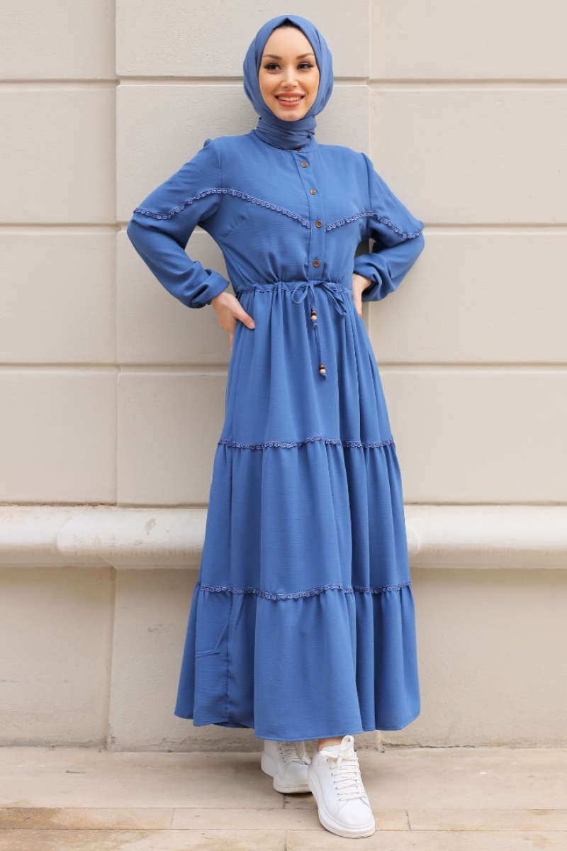 Mahima İndigo Elbise