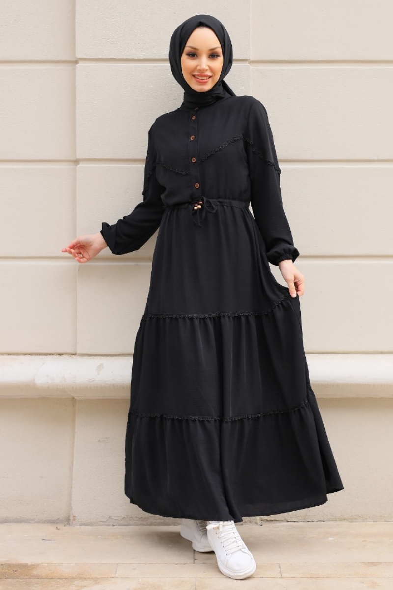 Mahima Siyah Elbise