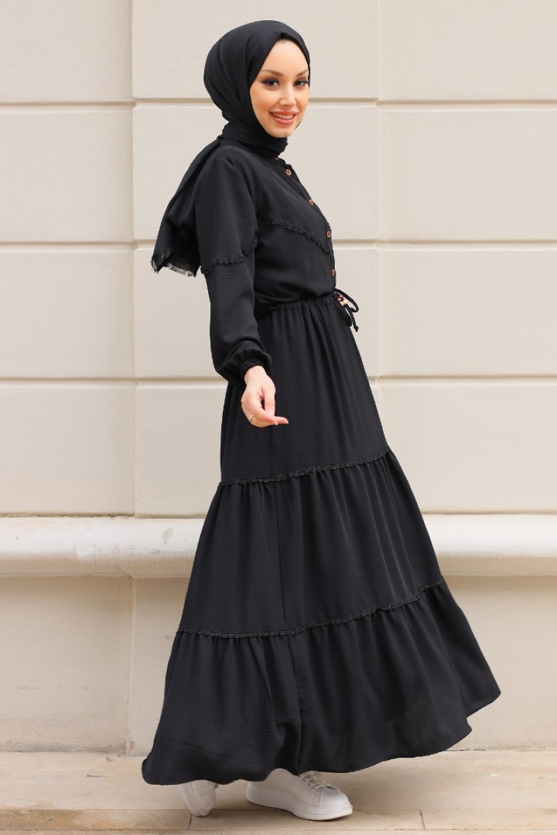 Mahima Siyah Elbise