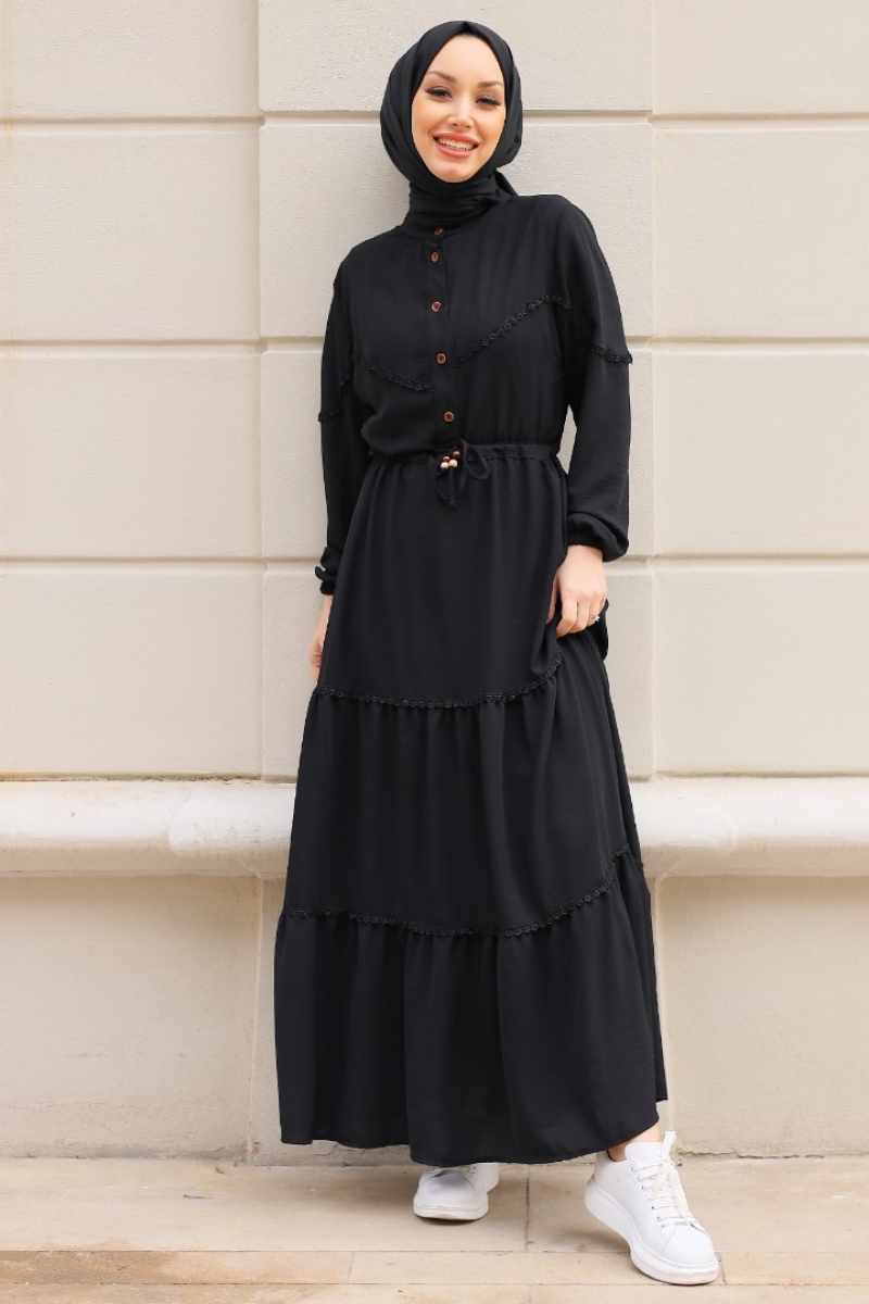 Mahima Siyah Elbise