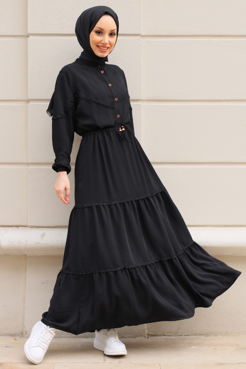 Mahima Siyah Elbise