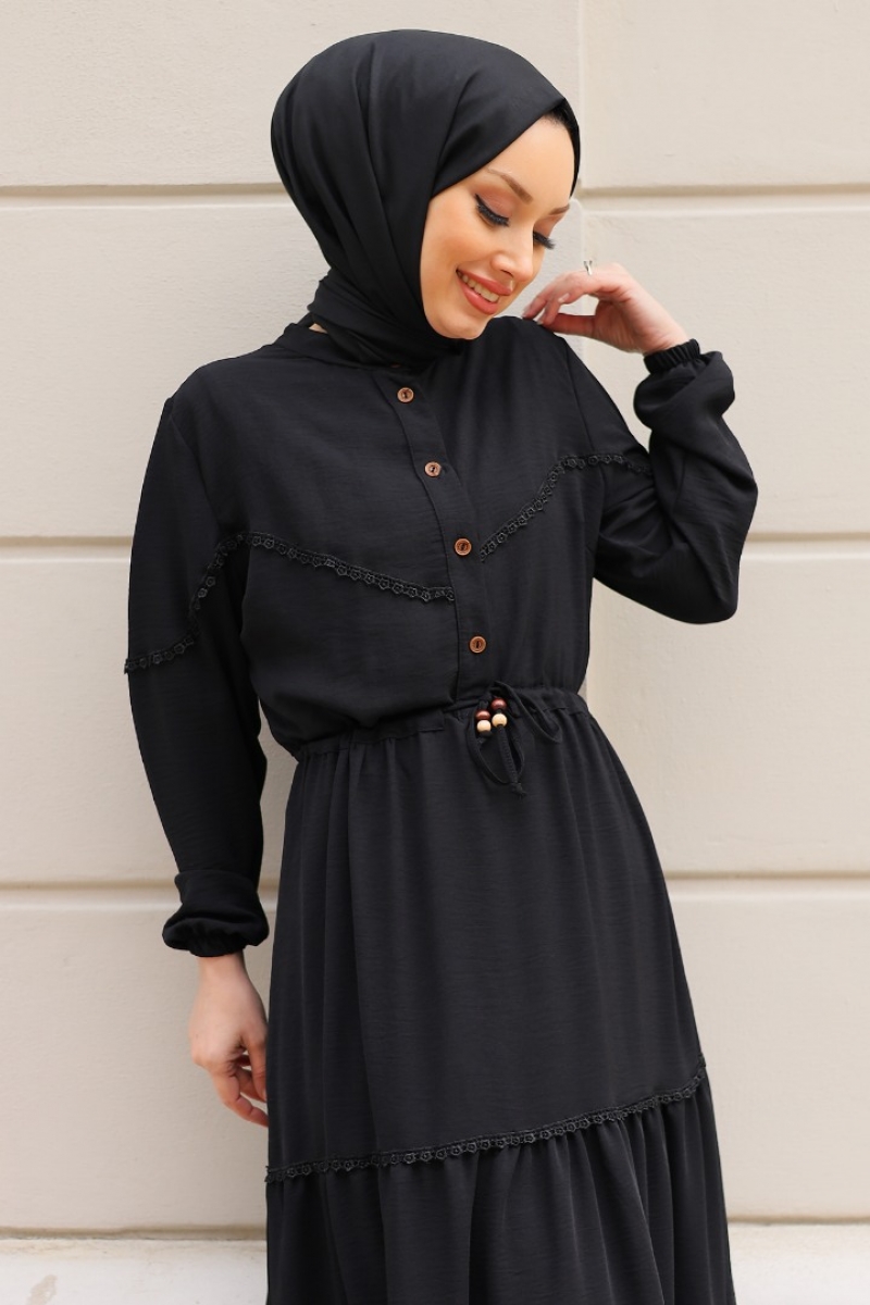 Mahima Siyah Elbise