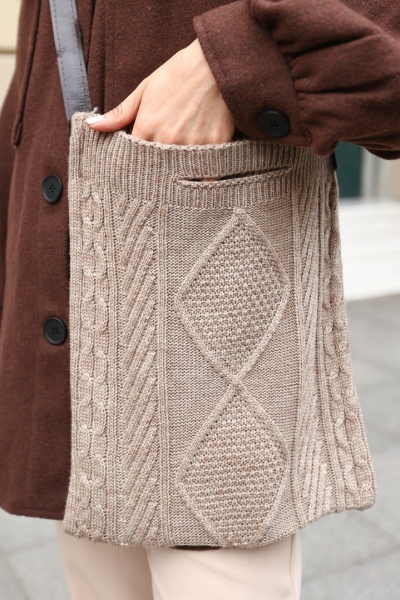 Marika Vizon Triko Çanta