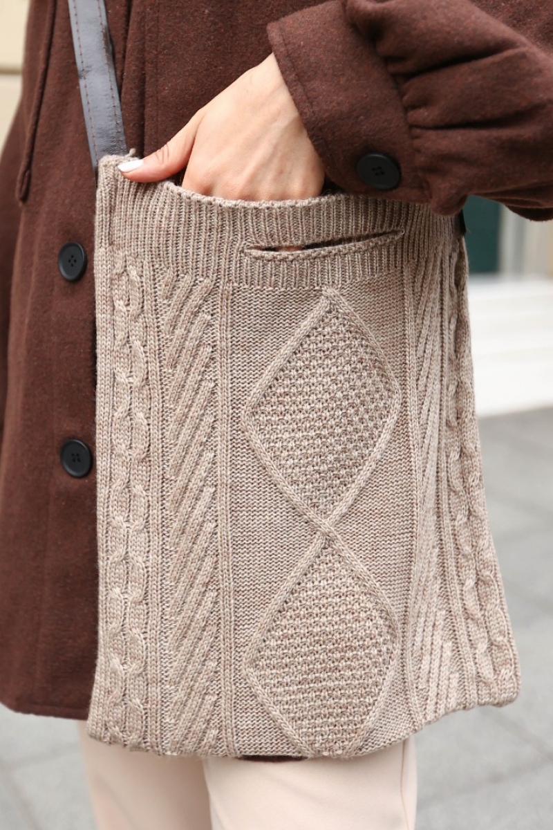 Marika Vizon Triko Çanta