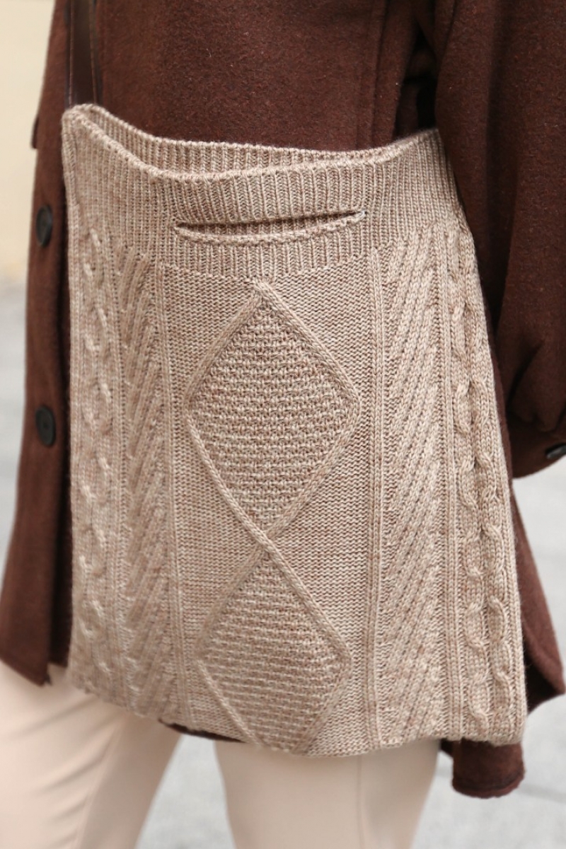 Marika Vizon Triko Çanta