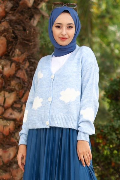 Marjon Açık Mavi Hırka