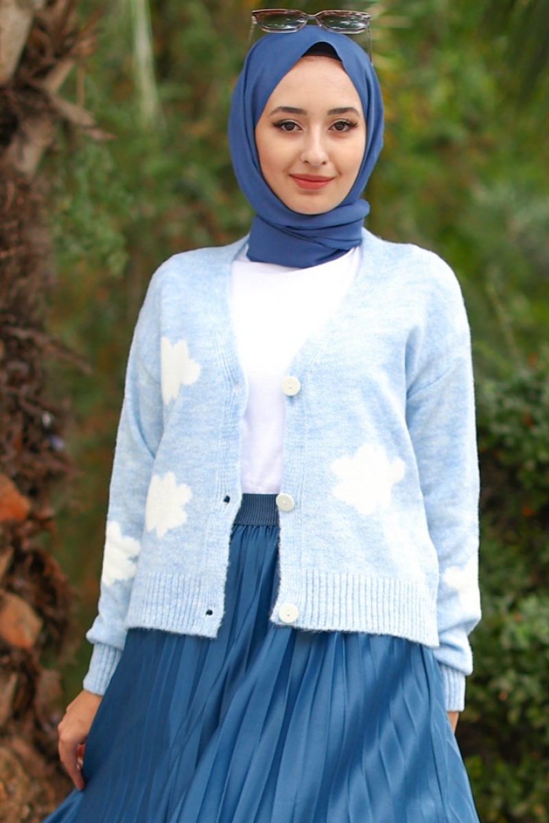 Marjon Açık Mavi Hırka