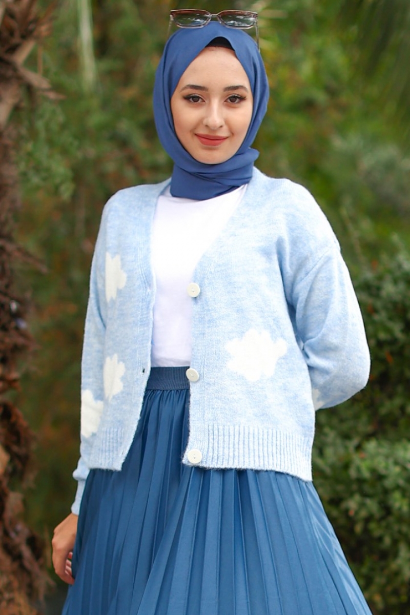 Marjon Açık Mavi Hırka