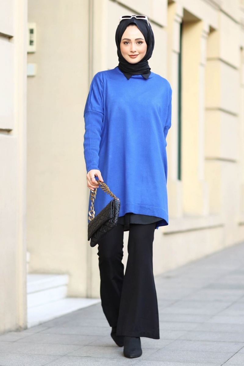 Merida Saks Mavisi Tunik