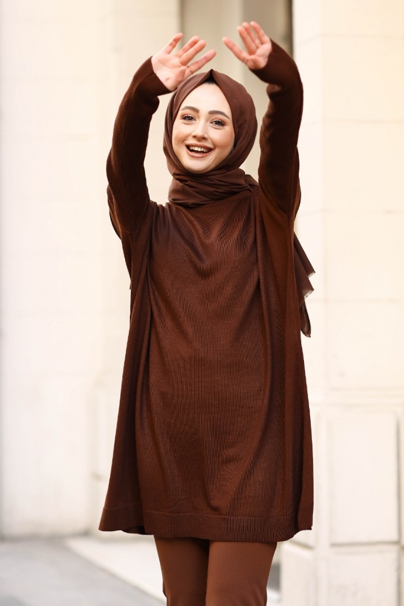 Merida Kahverengi Tunik