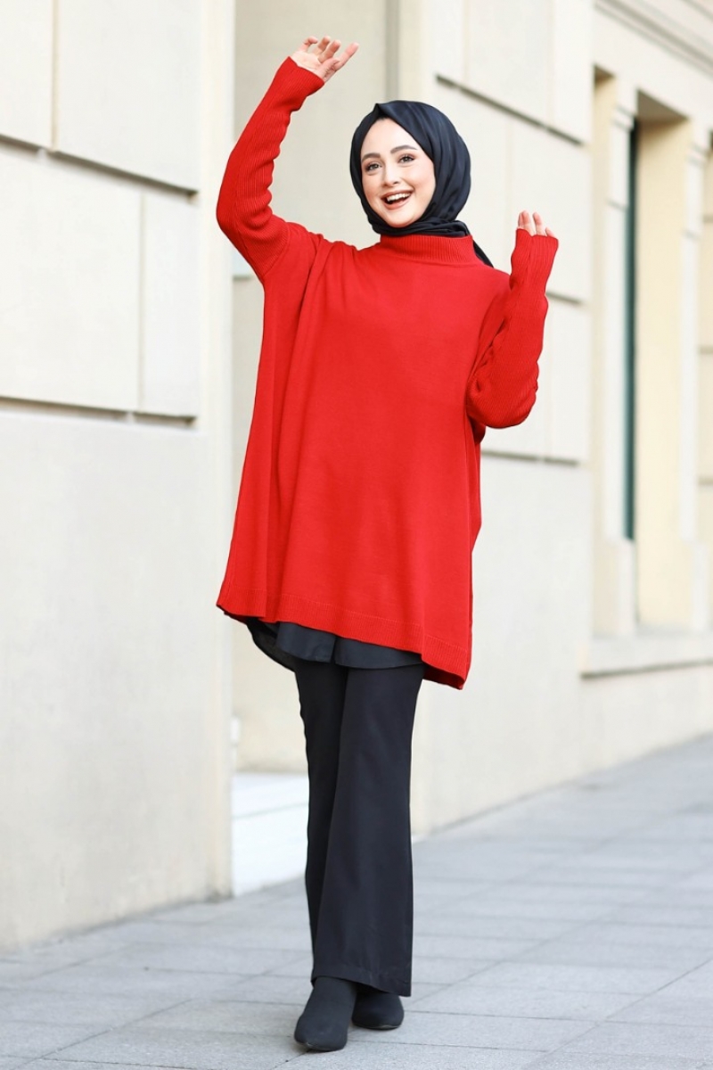 Merida Kırmızı Tunik