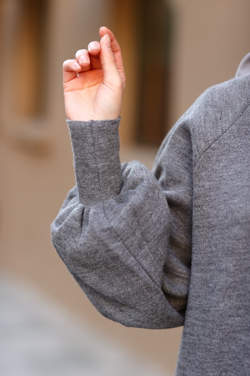 Mikila Antrasit Elbise