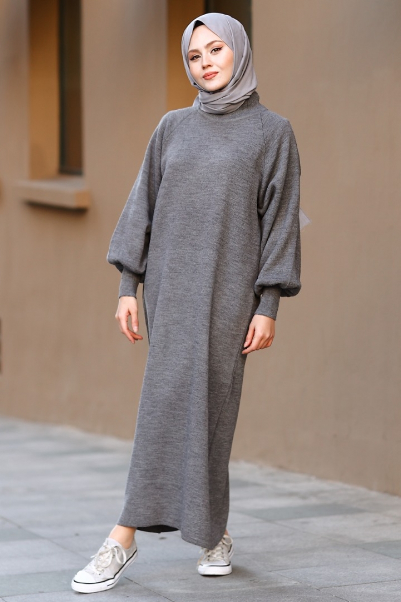 Mikila Antrasit Elbise