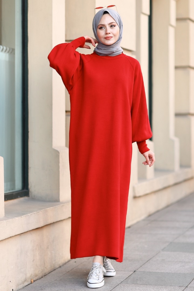 Mikila Kırmızı Elbise