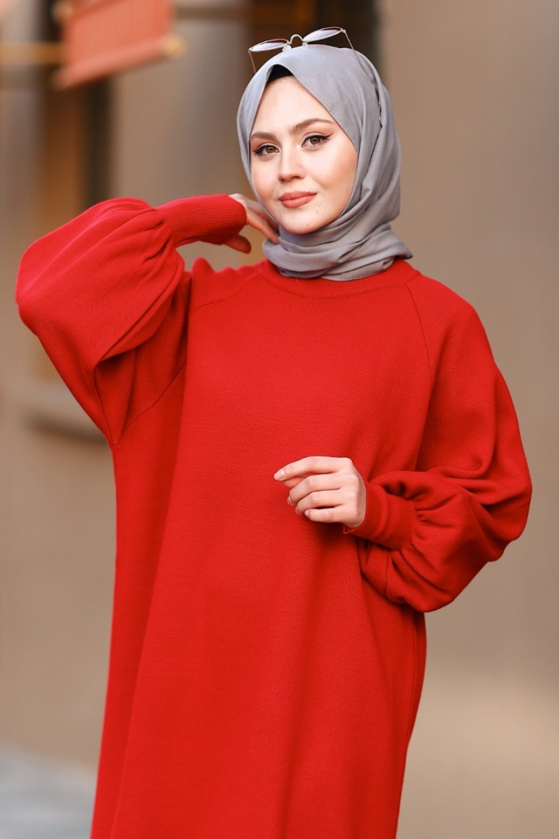 Mikila Kırmızı Elbise