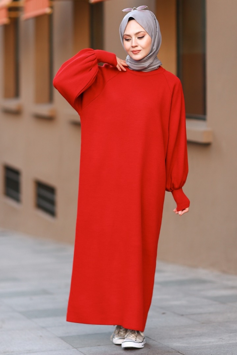 Mikila Kırmızı Elbise