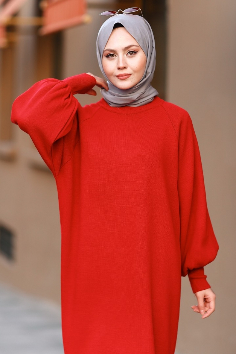 Mikila Kırmızı Elbise