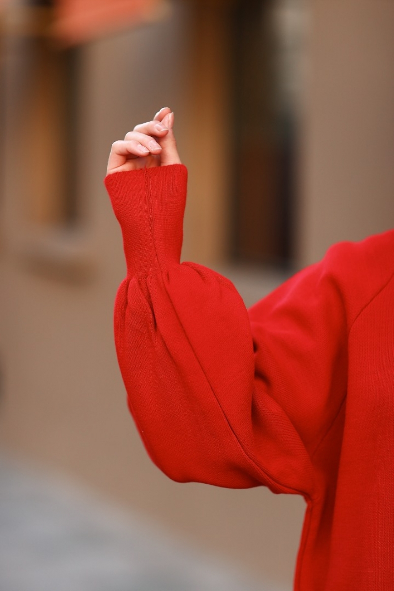 Mikila Kırmızı Elbise