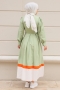 Minyu Mint Yeşili Elbise