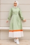 Minyu Mint Yeşili Elbise