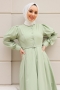 Minyu Mint Yeşili Elbise