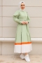Minyu Mint Yeşili Elbise