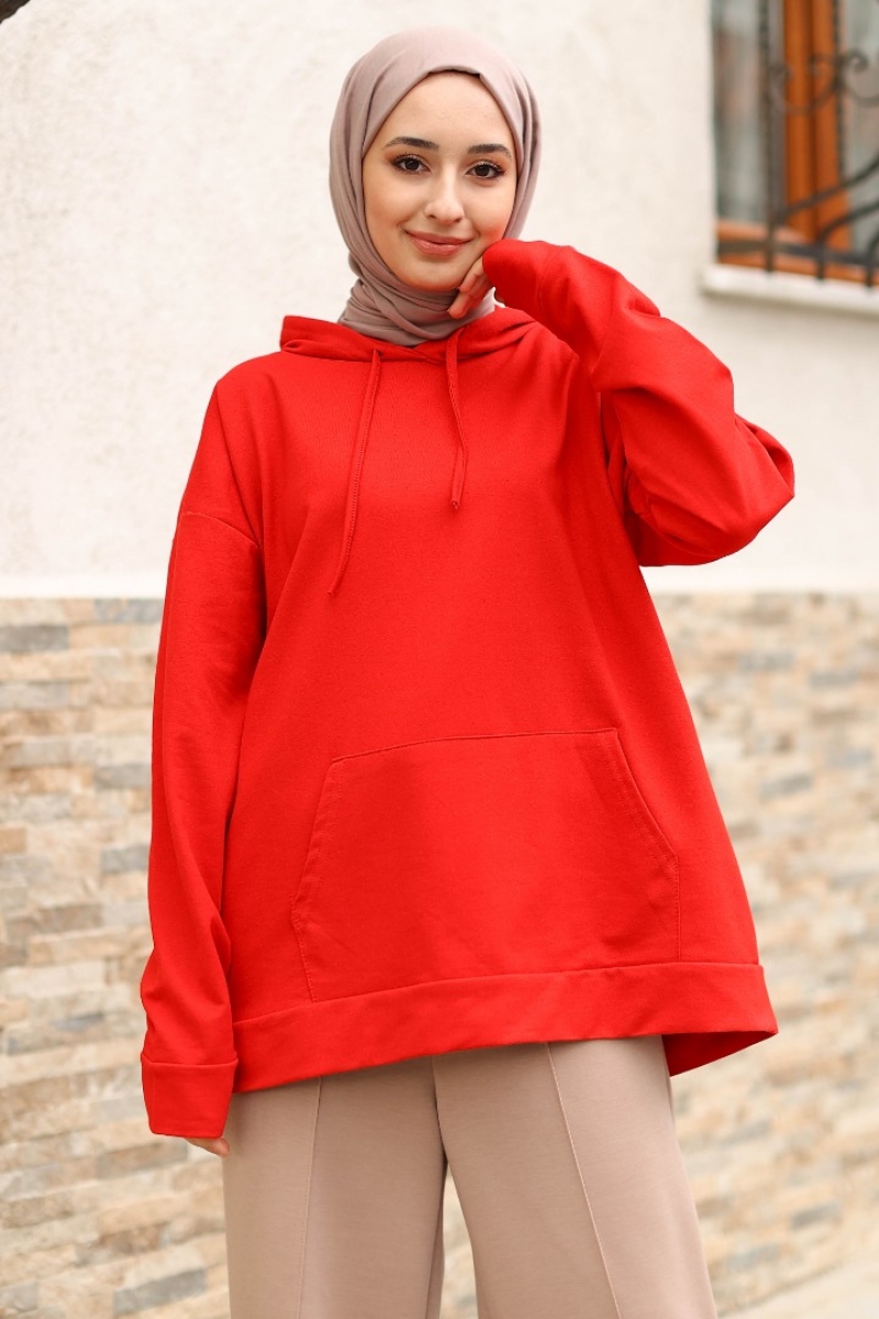 Miros Kırmızı Sweat