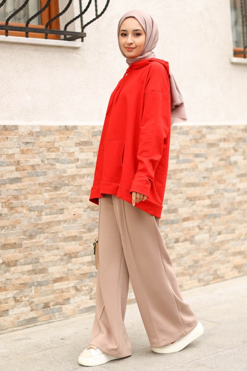 Miros Kırmızı Sweat