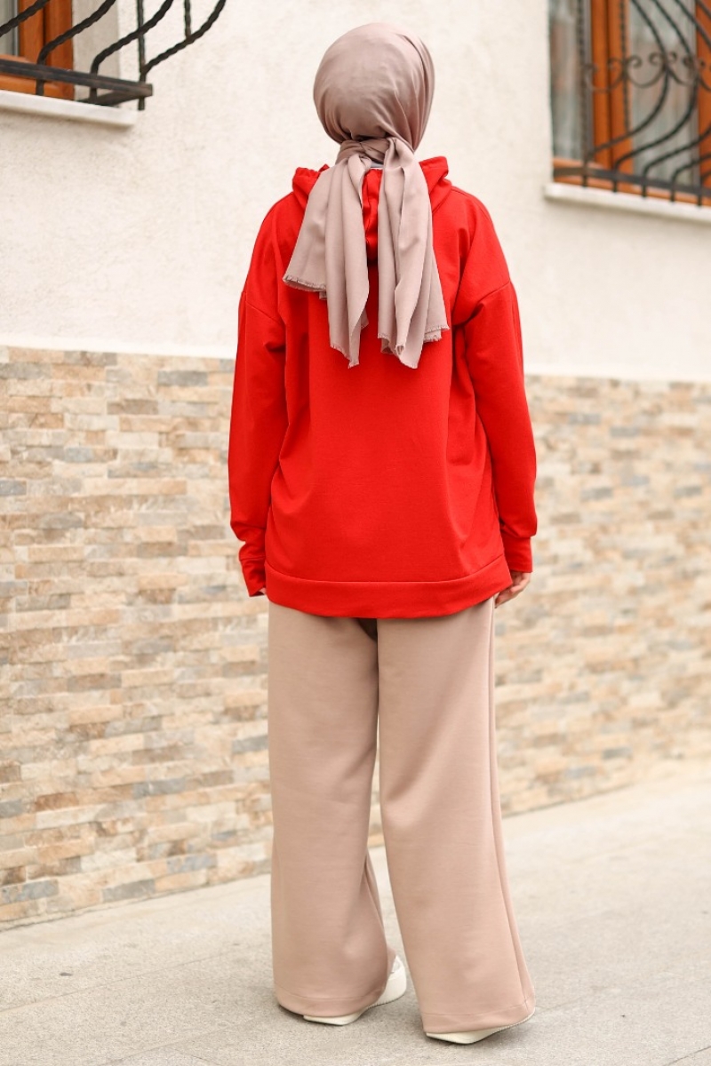 Miros Kırmızı Sweat