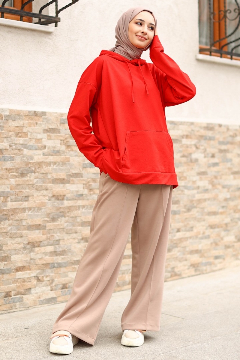 Miros Kırmızı Sweat