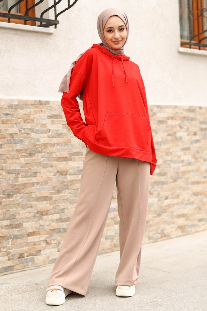 Miros Kırmızı Sweat