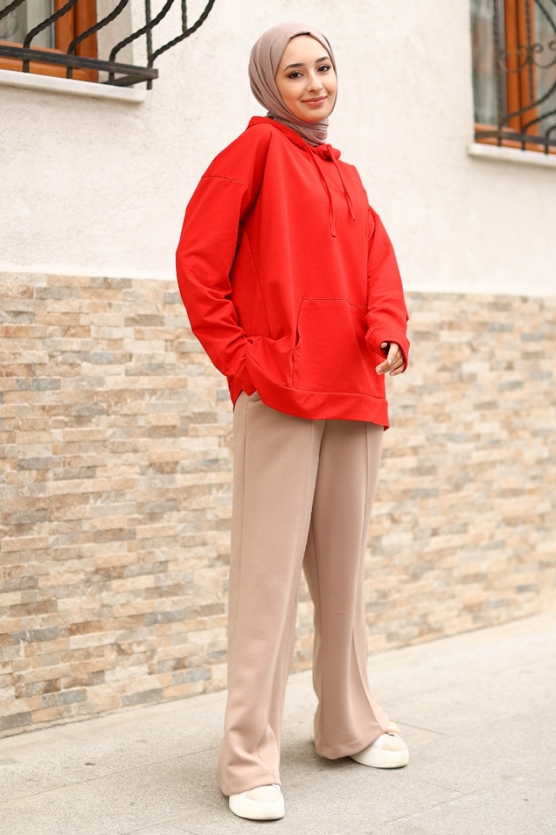 Miros Kırmızı Sweat